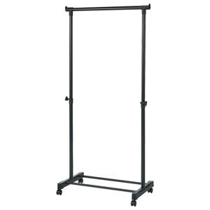 (まとめ）YAMAZEN パイプハンガー シングルオールブラック MKS-S（ABK）（S） 1台【×5セット】