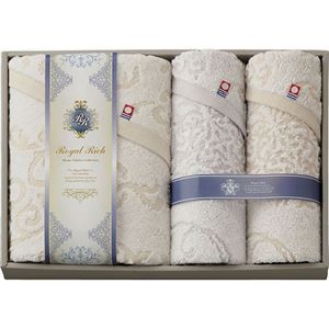 ROYAL RICH フェイスタオル2P＆バスタオル B8143510