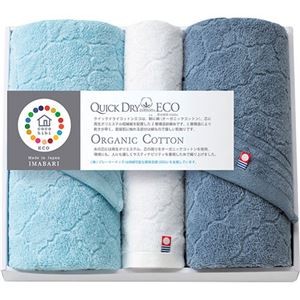 cocohibi クイックドライコットンエコ フェイスタオル2P＆ウォッシュタオル C4017569