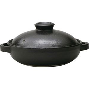 日常茶飯器 黒 7.5号平鍋(手付) C4120629