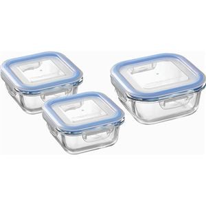 レッシュ 耐熱ガラス容器3Pセット C4138526