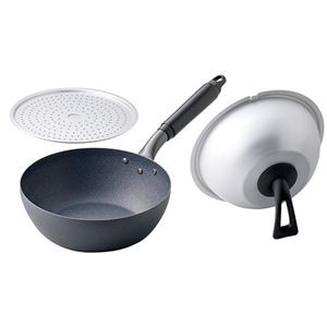 ワンズパン蒸炒鍋(蓋付)20cm 6153-011