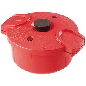 電子レンジ圧力鍋2.3l 極み味 レッド 6164-028