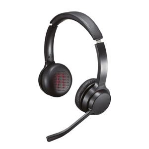 サンワサプライ Bluetooth両耳ヘッドセット MM-BTSH62BK
