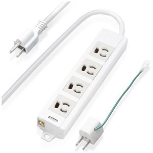 エレコム OAタップ4個口 T-ECOH34100NM 10m