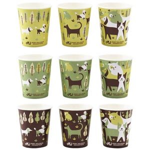 （まとめ）サンナップ JWドッグペーパーカップ150mL 50個（×5セット）