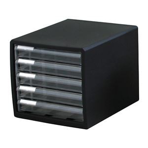 JEJ I.BEAM レターケースM5 浅5段 ブラック