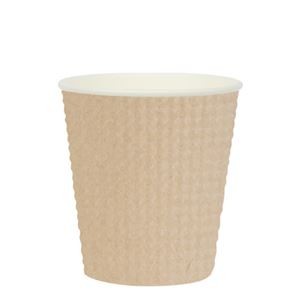 （まとめ）サンナップ エンボスカップ未晒し210mL 50個（×5セット）