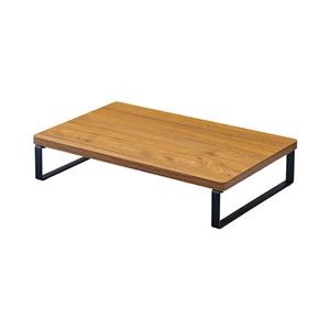 LIHITLAB MDF机上台 幅390mm A8003-9 ブラウン 組立式