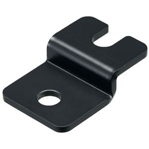 プラス 床固定金具(2個入り) L6-YK BK ブラック