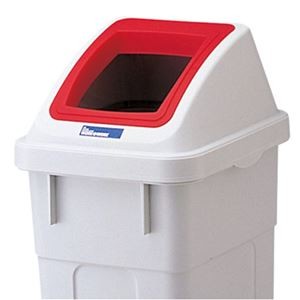 リス 分類ボックス 30L フタ オープン レッド 本体別売