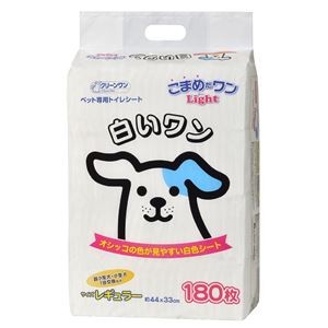 【まとめ】こまめだワンLight 白いワン レギュラー 180枚［犬猫 衛生用品］【×2セット】
