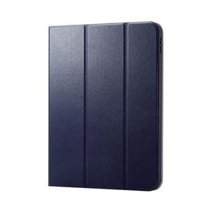 エレコム iPad 第10世代 フラップケース 360度回転 Pencil収納 スリープ対応 TB-A22RSA360NV ネイビー