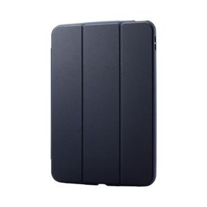エレコム iPad 第10世代 TOUGH SLIM LITE フレームカラー フラップ付き TB-A22RTSLFCNV ネイビー