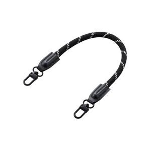 エレコム ハンドストラップ／丸紐8mm／ブラック P-STCAHR08BK【ストラップのみケース別売り】