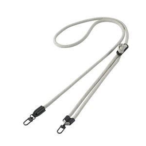 エレコム ショルダーストラップ／丸紐6mm／ベージュ P-STCASDR06BE【ストラップのみケース別売り】