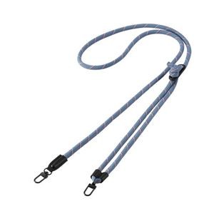 エレコム ショルダーストラップ／丸紐6mm／ブルー P-STCASDR06BU【ストラップのみケース別売り】