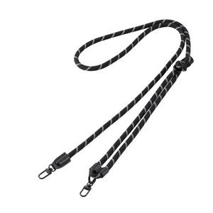 エレコム ショルダーストラップ／丸紐8mm／ブラック P-STCASDR08BK【ストラップのみケース別売り】