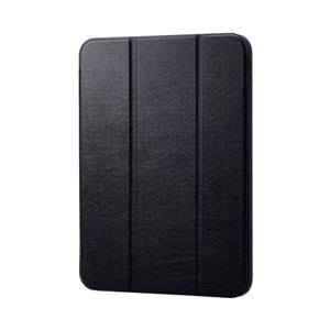 エレコム iPad 第10世代 フラップケース ハイブリッドシリコン 2アングル スリープ対応 TB-A22RWVSCHBK ブラック