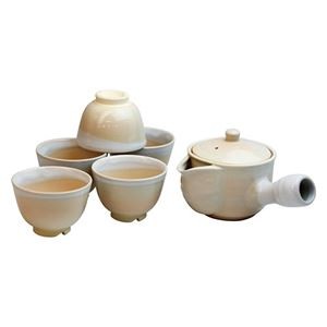 萩焼 姫土茶器揃（茶こし付） 22305805