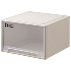 天馬 Fits フィッツケースワイドディープ W450×D450×H300mm カプチーノ 1個
