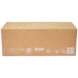 ストリックスデザイン抗菌カウンタークロス厚手 BOXタイプ グレー SA-164 1箱(50枚)