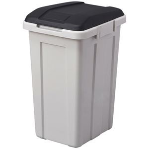 （まとめ） アスベル ジョイント 分別ペール 45Lブラック A6647 1台 【×5セット】