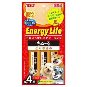 （まとめ） いなば EnergyLifeちゅ～る とりささみ 14g×4本 （ペットフード・犬用） 【×10セット】