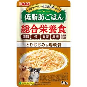 （まとめ） いなば 低脂肪ごはん とりささみ＆鶏軟骨 50g （ペットフード・犬用） 【×24セット】