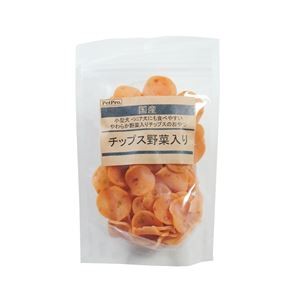 （まとめ） ペットプロ 国産おやつ チップス 野菜入り 100g （ペットフード・犬用） 【×10セット】