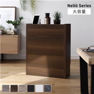 ケーブルボックス 幅45cm ブラウン 大容量タイプ 木製 収納ボックス コードケース コード収納 ケーブル隠し 配線カバー 組立品