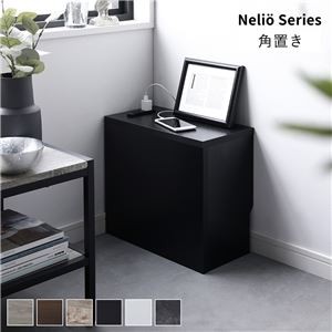 ケーブルボックス 幅40cm ブラック 角置きタイプ 木製 収納ボックス コードケース コード収納 ケーブル隠し 配線カバー 組立品