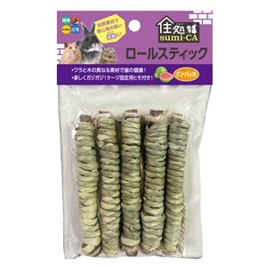 （まとめ） 住処sumi-CA ロールスティック グァバの木 5本 （ペット用品・小動物用） 【×5セット】