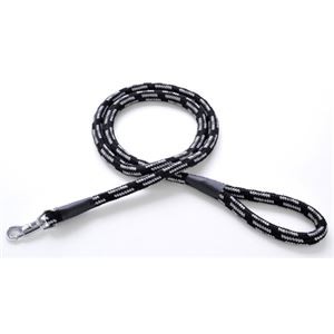 （まとめ）BASIC PLUS ネオンプラスリード10mm ブラック【×3セット】 (犬用品/リード)