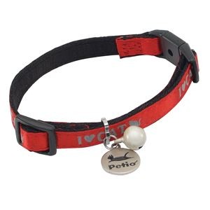 （まとめ）CAT COLLAR ラブキャットカラー レッド【×3セット】 (猫用品/首輪)