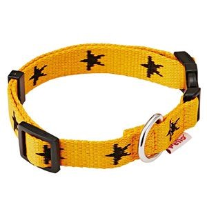 （まとめ）メリカジ スターカラー M オレンジ【×3セット】 (犬用品/首輪)