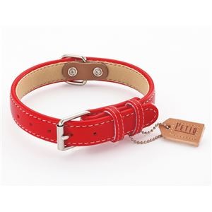 プレーン平首輪 30mm レッド (犬用品/首輪)