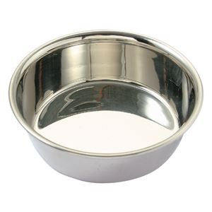 （まとめ）ステンレス食器皿型 11cm犬【×10セット】 (犬用品)