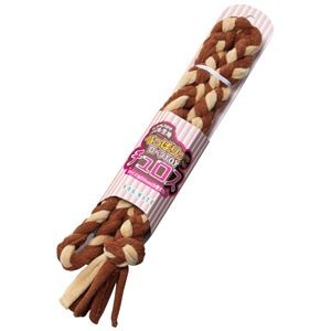 （まとめ）ロープTOY チュロス シナモン S【×3セット】 (犬用玩具)