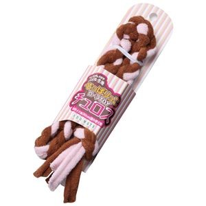 （まとめ）ロープTOY チュロス ストロベリー SS【×3セット】 (犬用玩具)