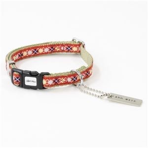 （まとめ）アーガイルカラー SS レッド【×3セット】 (犬用品/首輪)