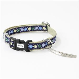 （まとめ）アーガイルカラー S ブルー【×2セット】 (犬用品/首輪)