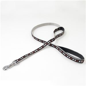 アーガイルリード M ブラック (犬用品/リード)