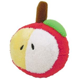 （まとめ）まんまるフルーツ リンゴ【×5セット】 (犬用玩具)