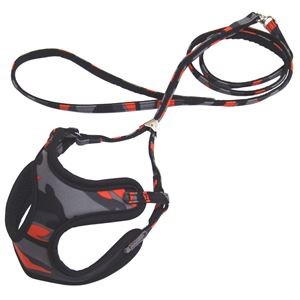 （まとめ）メイサイソフトハーネスリード 3S オレンジ【×2セット】 (犬用品/ハーネス)