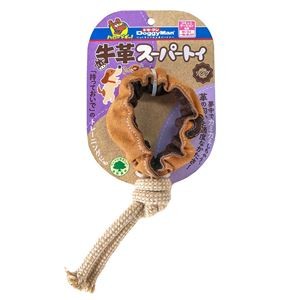 （まとめ）牛革スーパートイ リング【×5セット】 (犬用玩具)