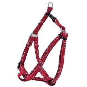 （まとめ）ペイズリーハーネス #10 レッド【×3セット】 (犬用品/ハーネス)