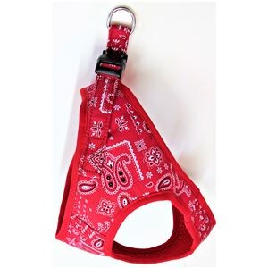 ペイズリーソフトハーネス M レッド (犬用品/ハーネス)