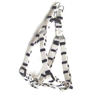 （まとめ）ニットボーダーハーネス #10 ネイビー【×2セット】 (犬用品/ハーネス)