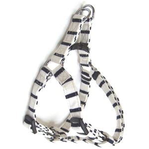 （まとめ）ニットボーダーハーネス #15 ネイビー【×2セット】 (犬用品/ハーネス)